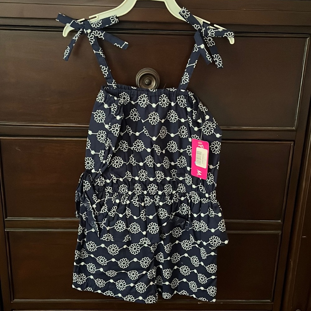 Embroidered romper
